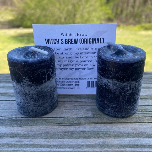2 Witches Brew Votive Candles Protection Coventry Creations Candles USA - Picture 3 of 3